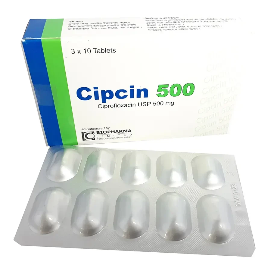 Tablet Cipcin 500mg (30pcs)