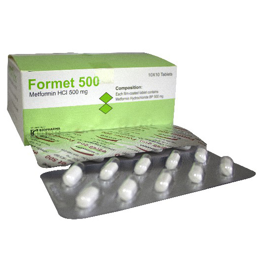 Tablet Formet 500mg (100pcs)
