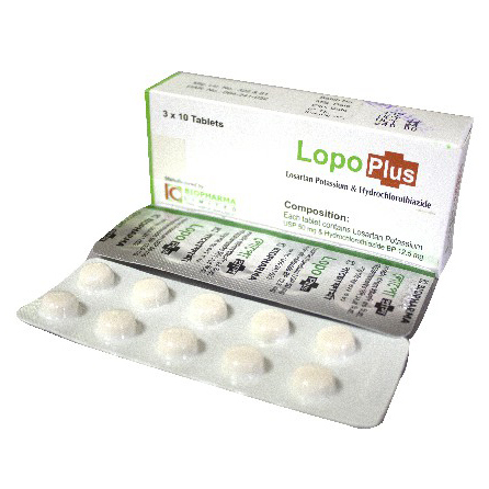 Tablet Lopo plus 50 mg+12.5 mg (30pcs)