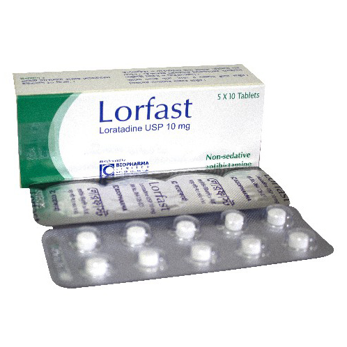 Tablet Lorfast 10mg (50pcs)
