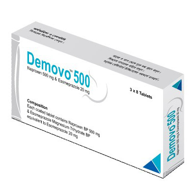 Tablet Demovo 500mg+20mg (24 Pcs)