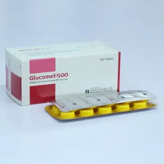 Tablet Glucomet  500mg (100pcs)