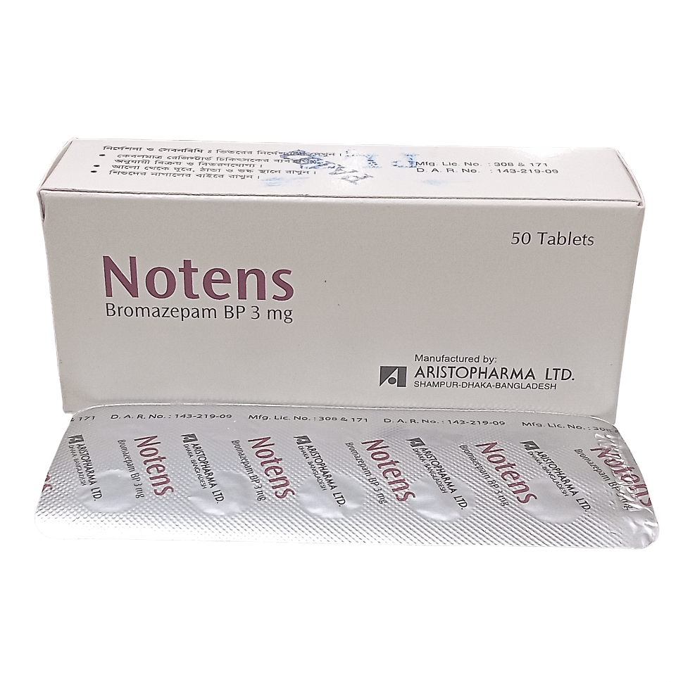 Tablet Notens 3mg (50pcs)
