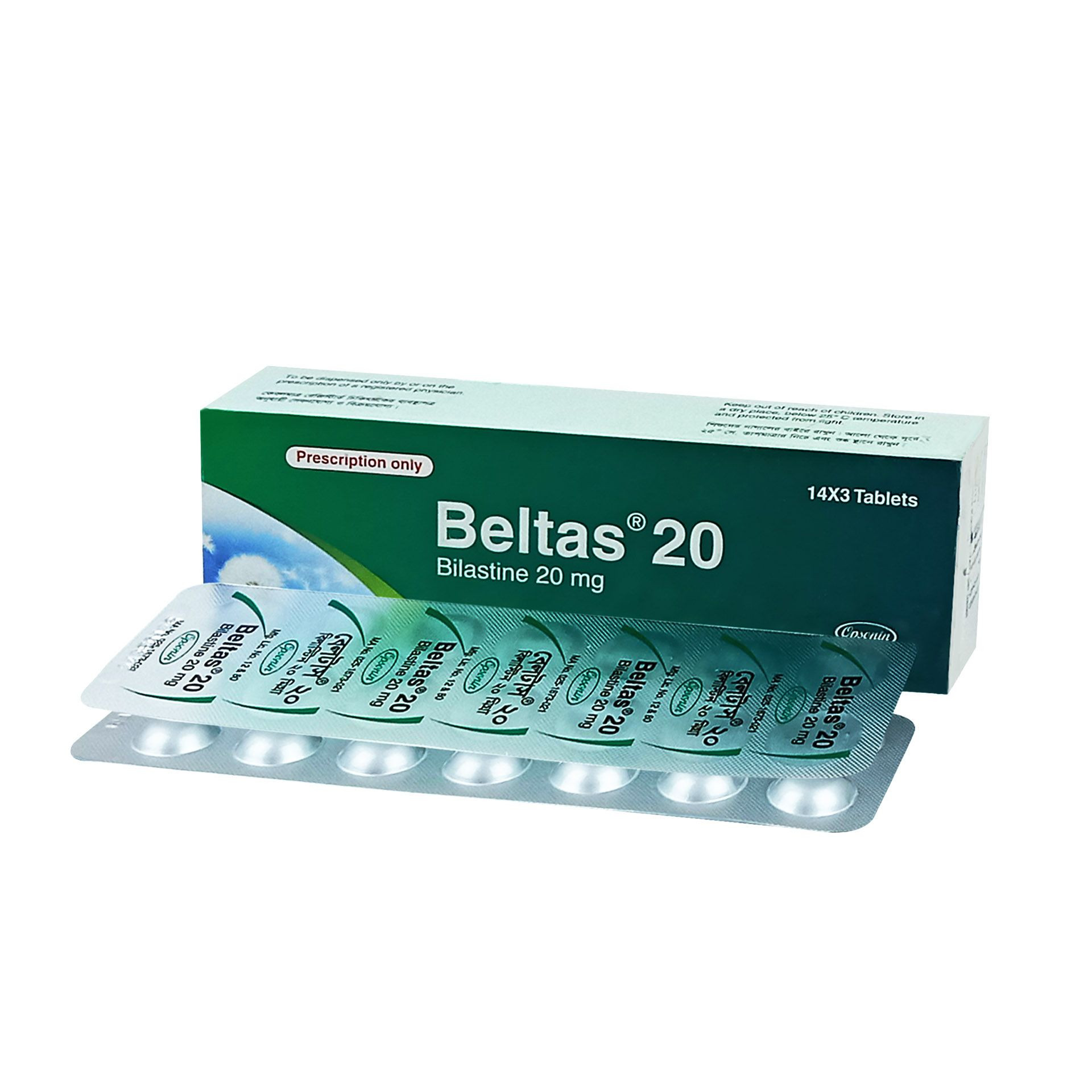 Tablet Beltas 20 mg (42 Pcs)