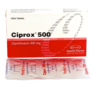 Tablet  Ciprox 500mg (40 Pcs)