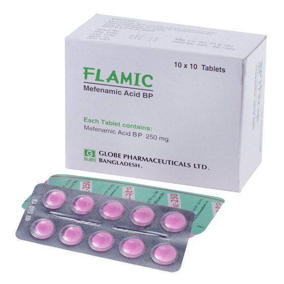 Tablet Flamic 250mg (100pcs)