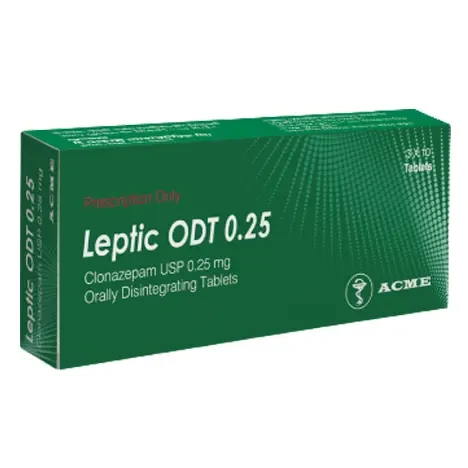 Tablet Leptic ODT 0.25mg (30pcs)