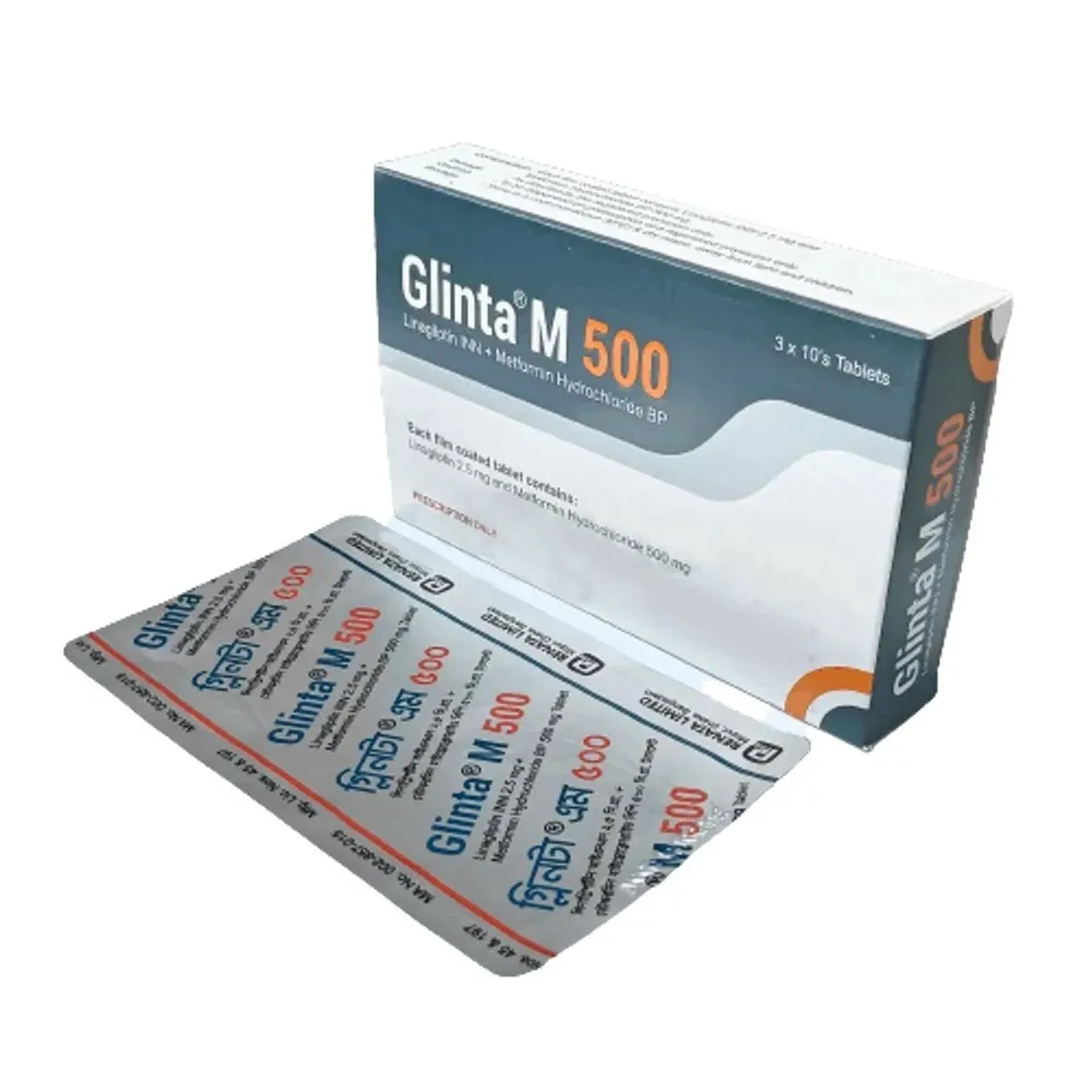 Tablet Glinta M 2.5mg+500mg (30pcs)