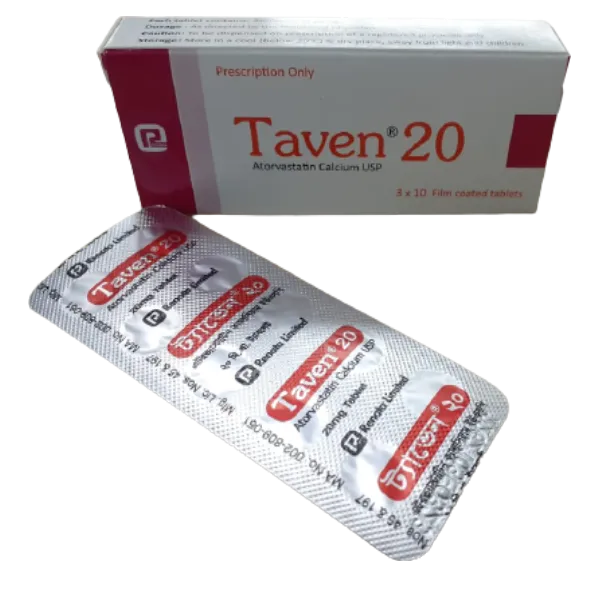 Tablet Taven 20mg (30pcs)