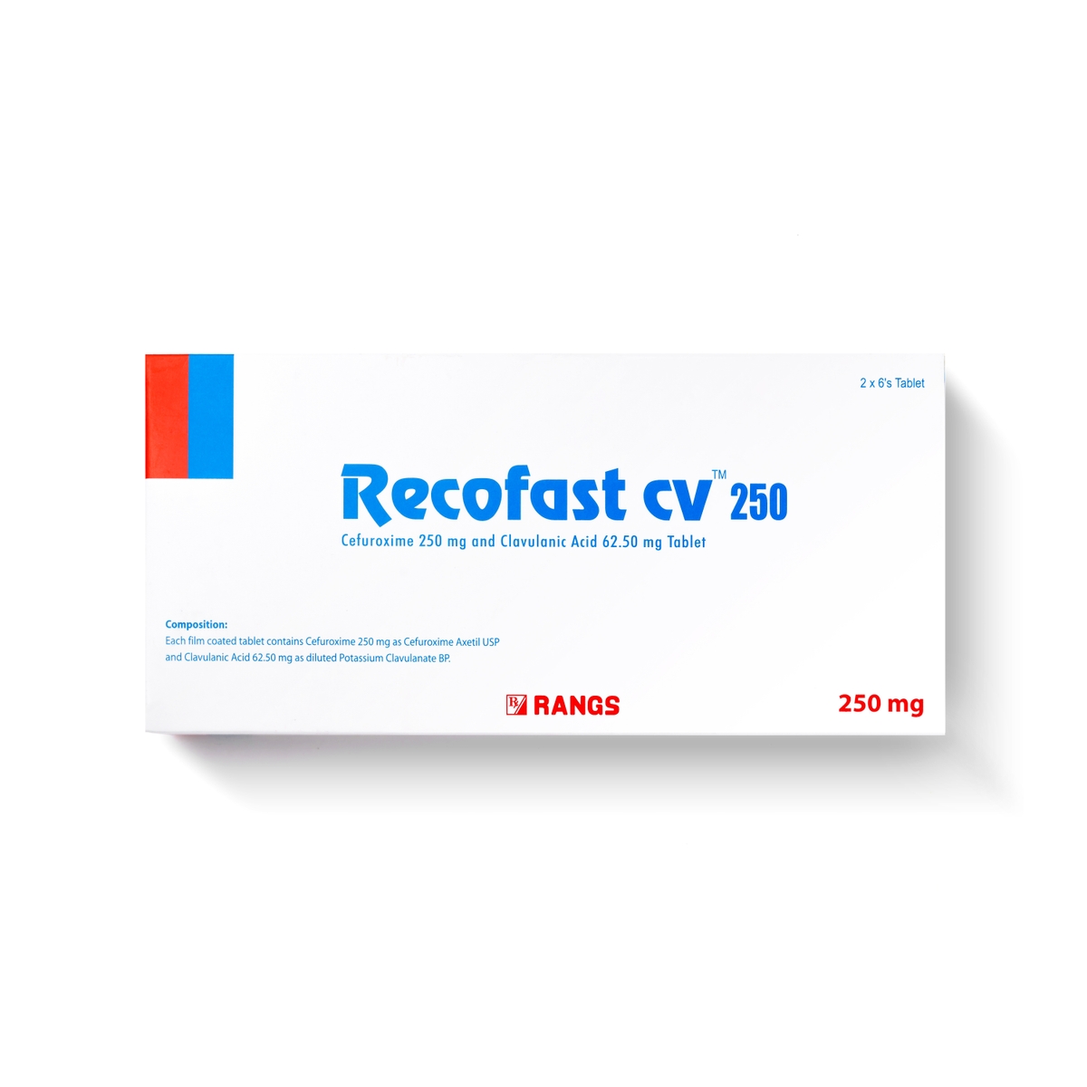 Tablet Rocofast CV 250+62.5mg (12pcs)
