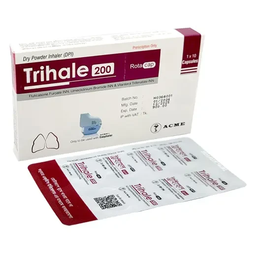 Capsule Trihale 25+200+62.5mg (10pcs)