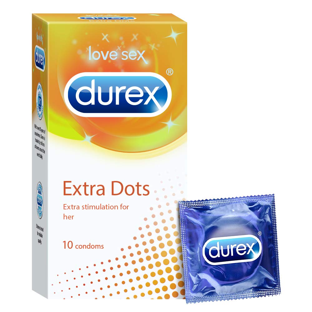 Condom Durex Extra Dots (1Box) (18pcs)