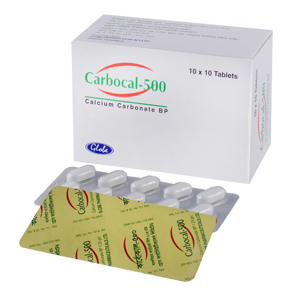 Tablet Carbocal 500mg (100pcs)