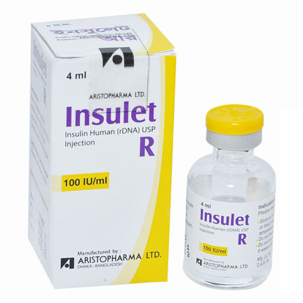 Insulin Insulet R 100 (10ml)
