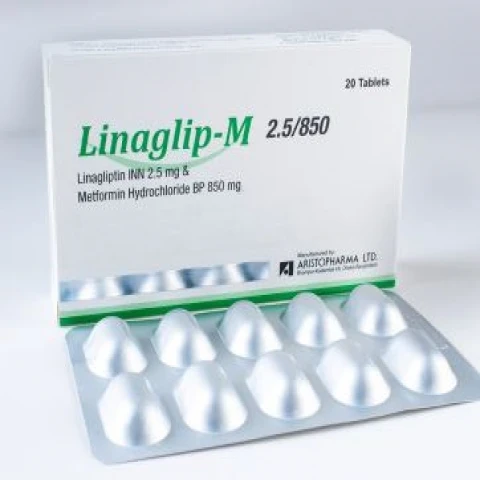 Tablet Linaglip M 2.5mg+850mg (30pcs)