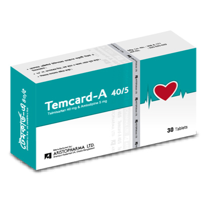 Tablet Temcard-A 5mg+40mg (30pcs)