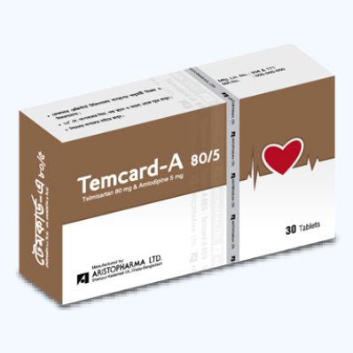 Tablet Temcard-A 5mg+80mg (30pcs)