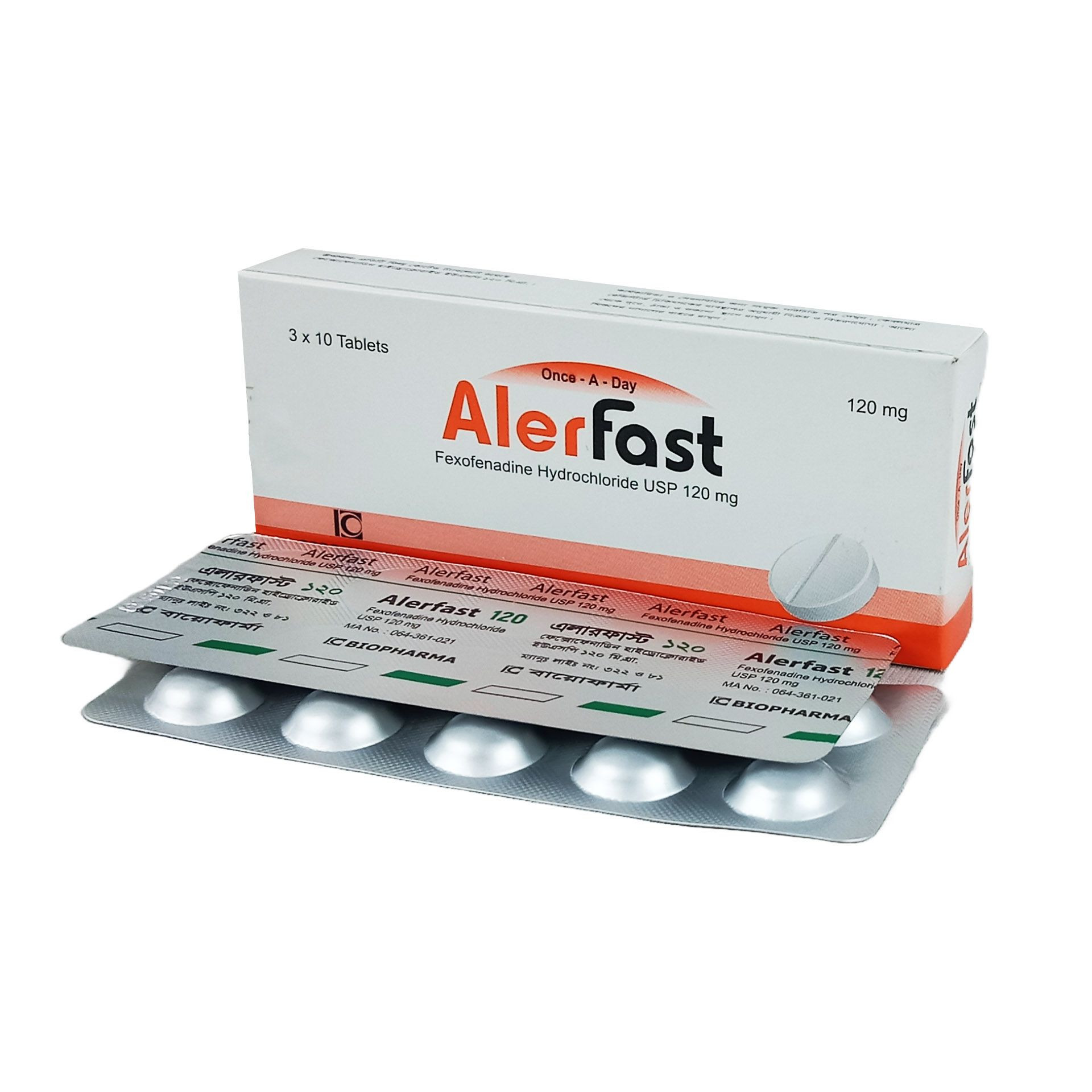 Tablet Alerfast 120mg (30pcs)