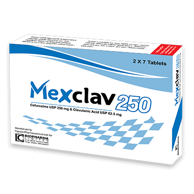 Tablet Mexclav 250mg (14pcs)