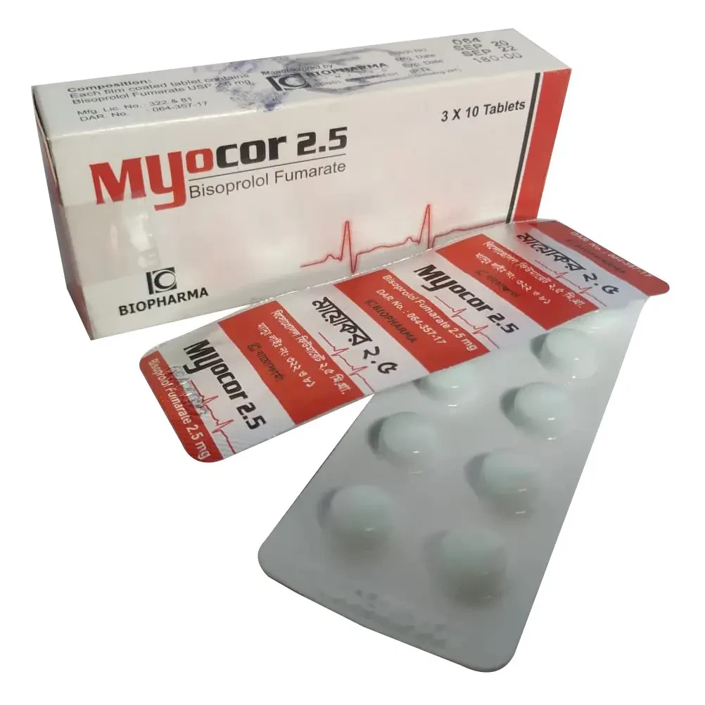 Tablet Myocor 2.5mg (30pcs)