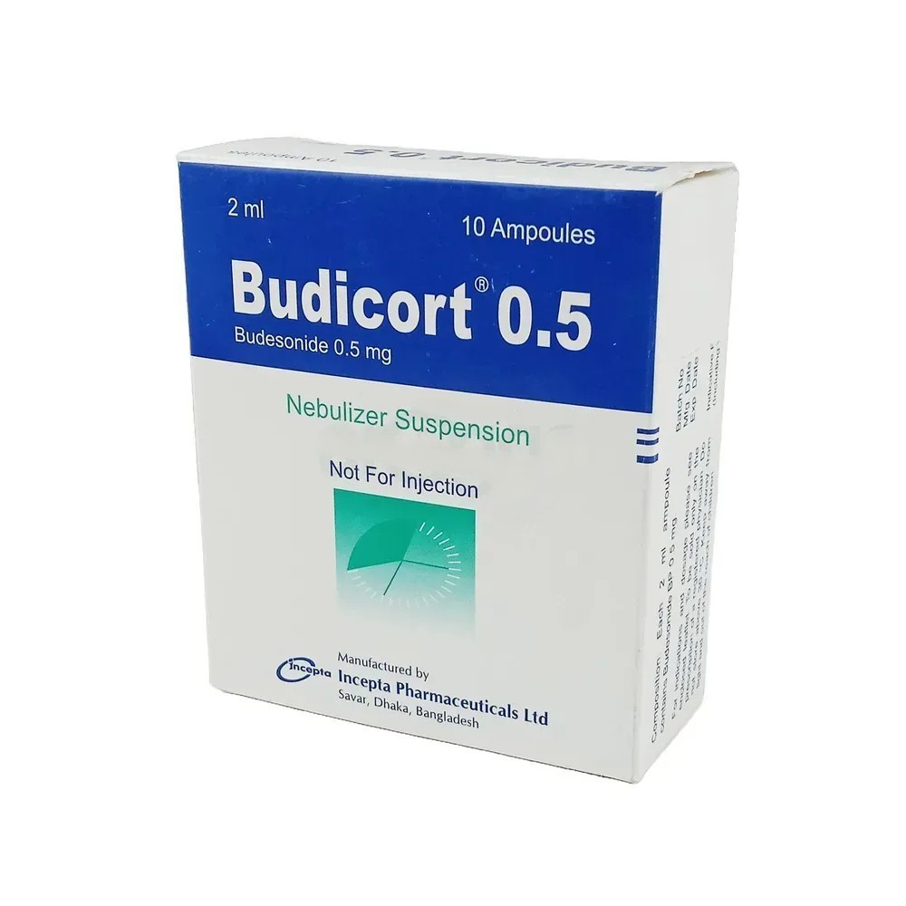 Budicort 0.5mg Nabulizer Suspension (2ml) (12pcs)