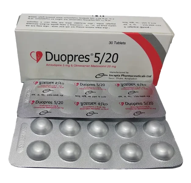 Tablet Duopres 5mg+ 20mg (30pcs)