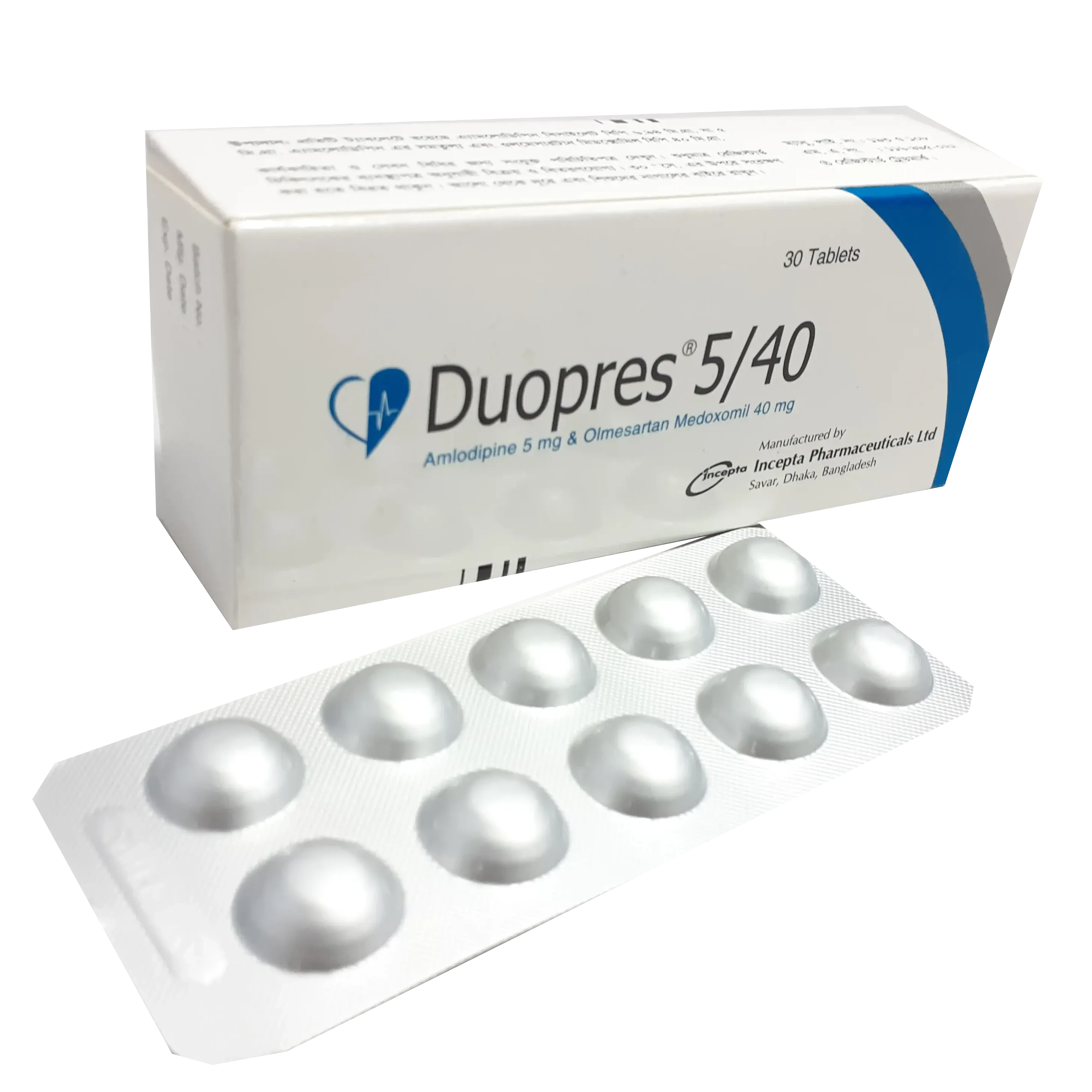 Tablet Duopres 5mg+ 40mg (30pcs)