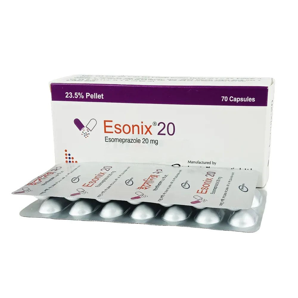 Capsule Esonix 20mg (70pcs)