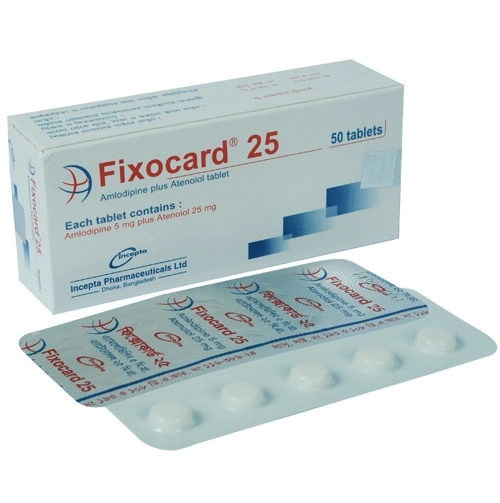 Tablet Fixocard 25mg (50pcs)