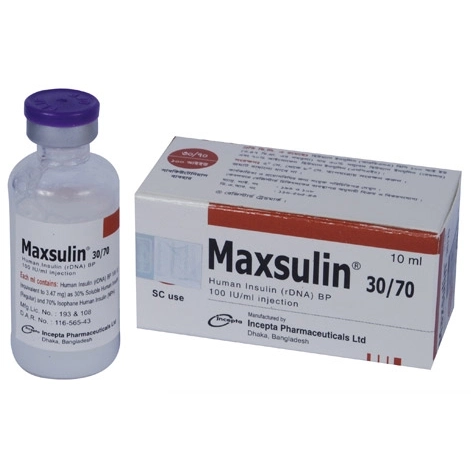 Injection Maxulin 30/70(100) (10ml)