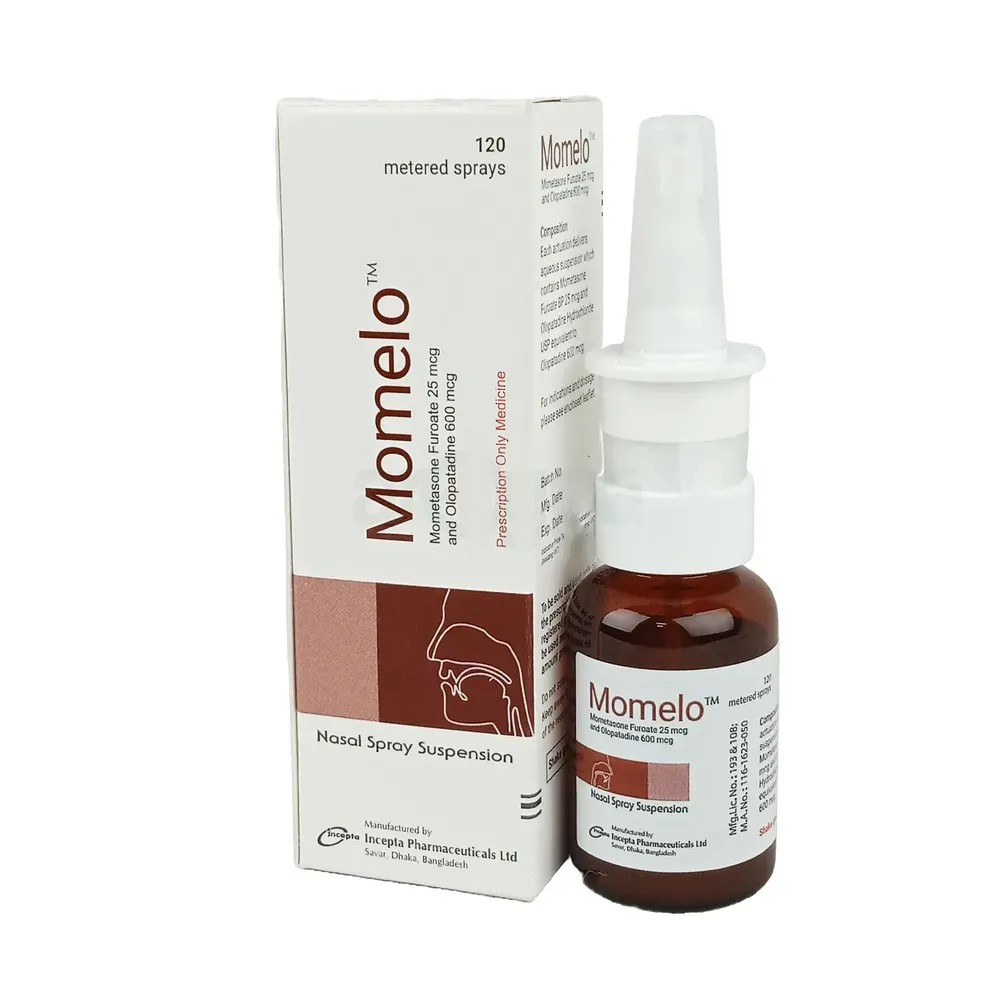 Momelo Nasal Spray (25mcg+600mcg) (120metered spray)