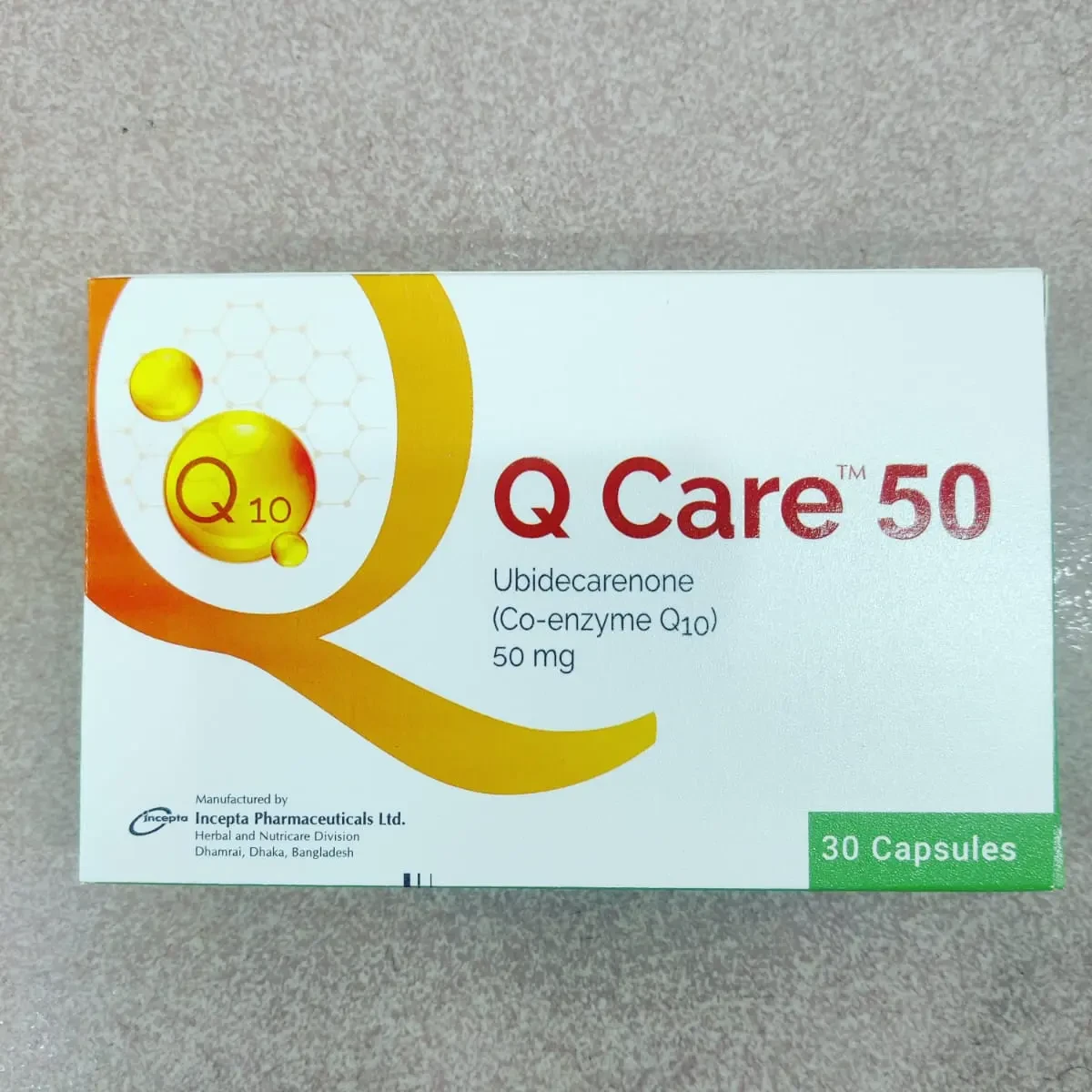 Capsule Q Care 50mg (30pcs)
