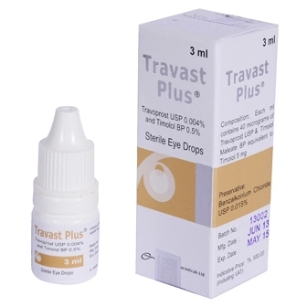 Eye Drop Travast Plus 0.004%+0.5% (3ml)