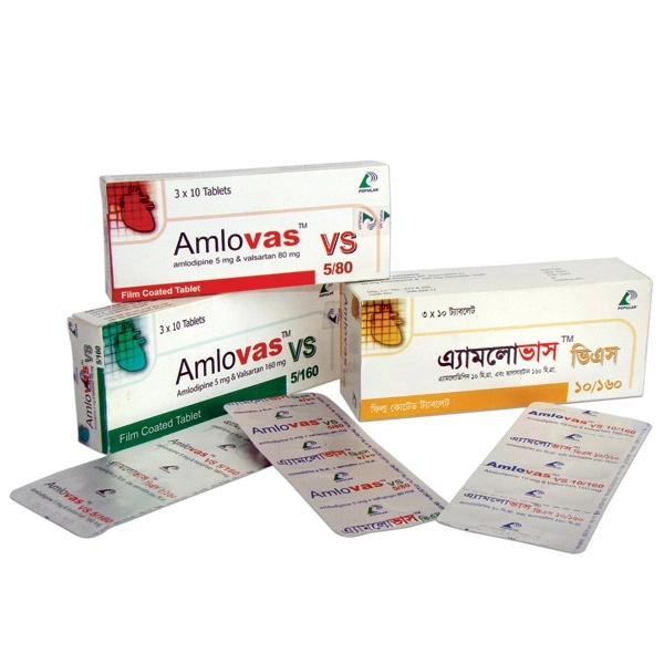 Tablet Amlovas VS 5mg+160mg (30pcs)