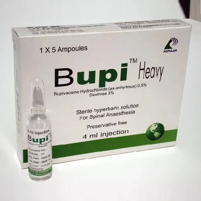 Injection Bupi Heavy 0.5%+8% (4ml) (5pcs)