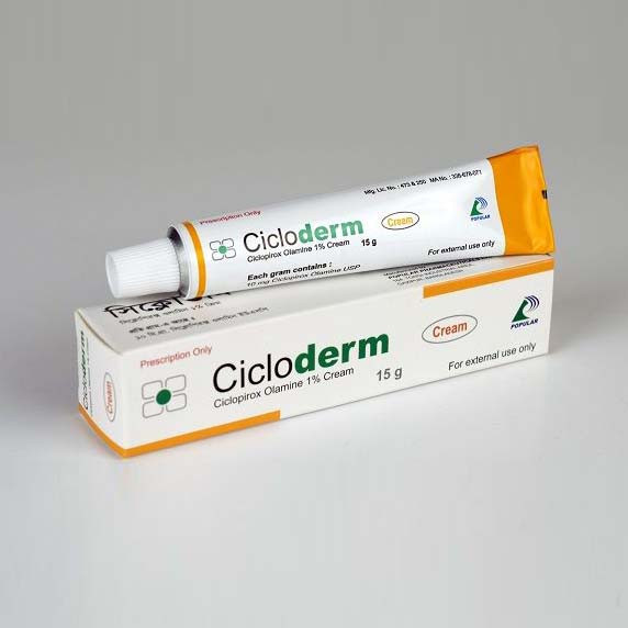 Cream Cicloderm 1% (15gm)