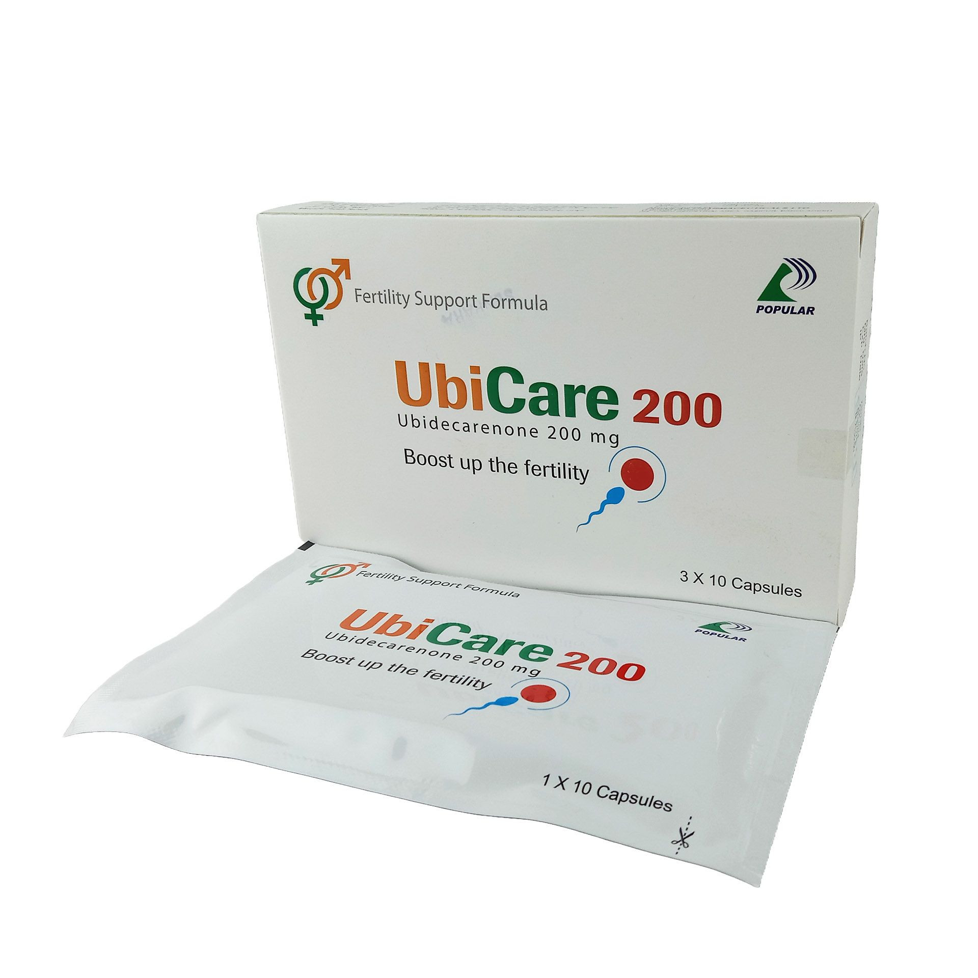 Capsule Ubicare 200mg (30pcs)