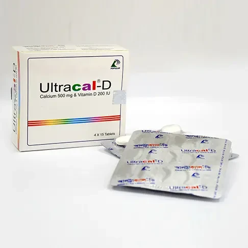 Tablet Ultracal-D 500mg+200iu (60pcs)
