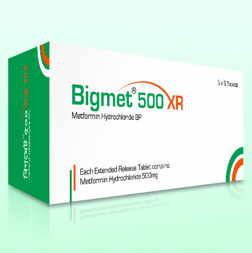 Tablet Bigmet XR 500mg (30pcs)