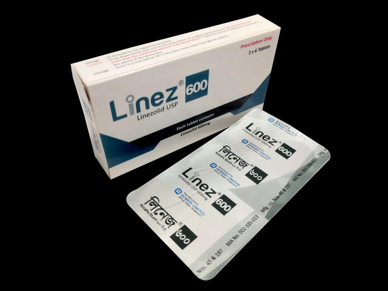 Tablet Linez 600mg (12pcs)