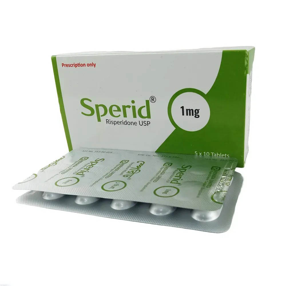 Tablet Sperid 1mg (50pcs)