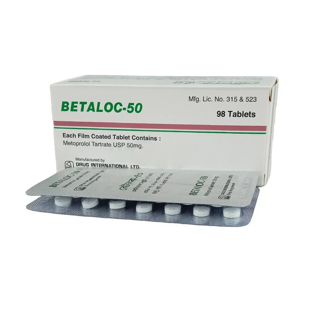 Tablet Betaloc 50mg (98pcs)