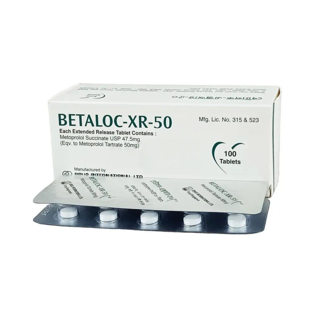 Tablet Betaloc XR 50mg (100pcs)