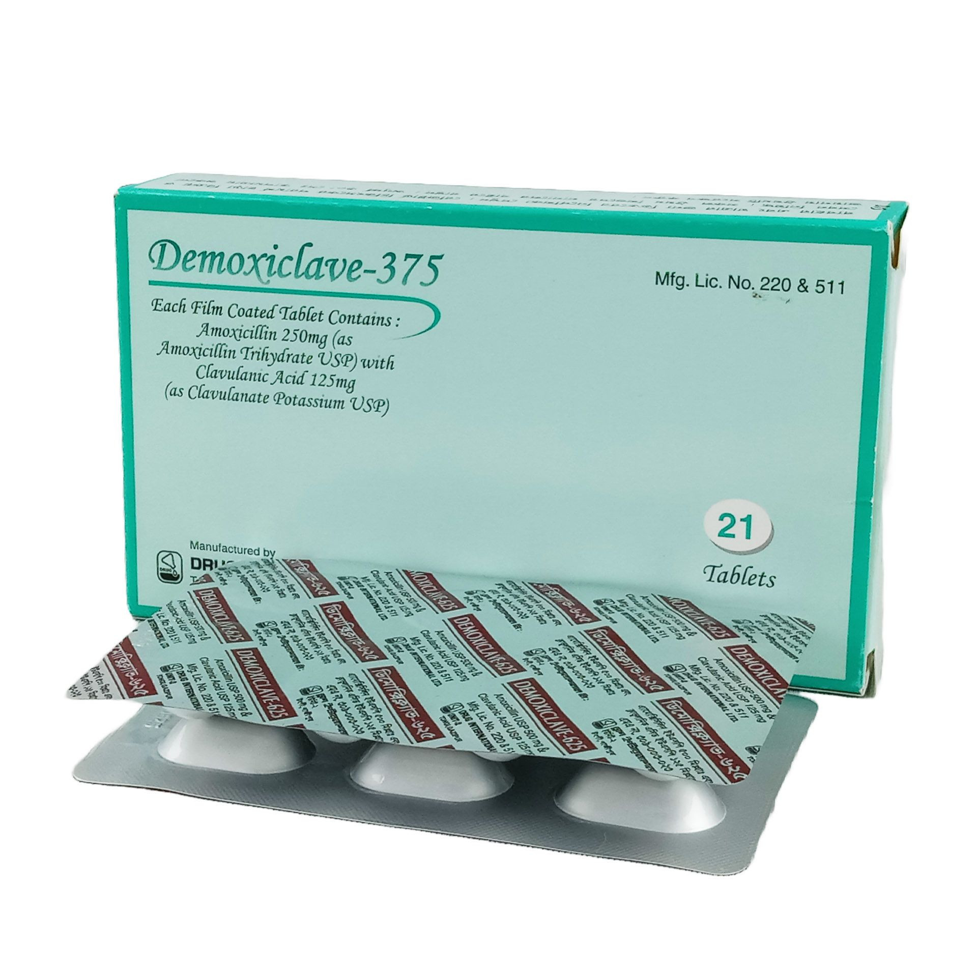 Tablet Demoxiclave 375mg (21pcs)