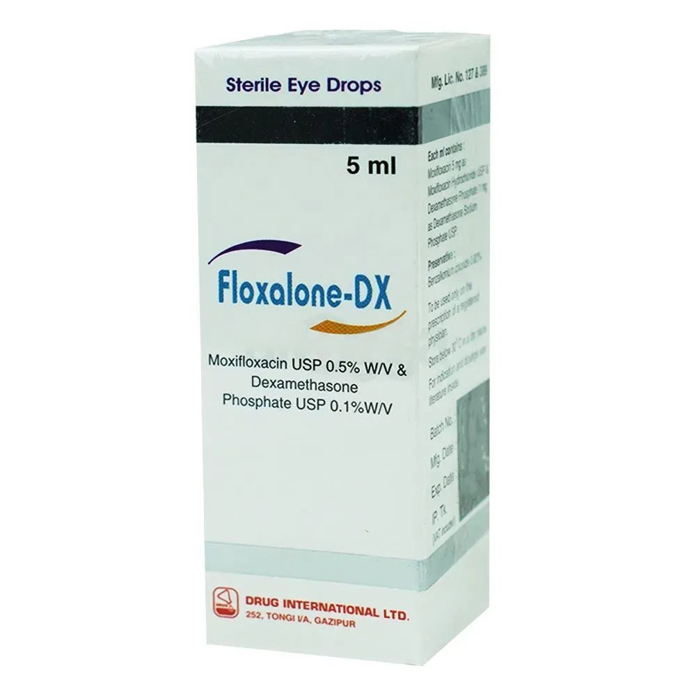 Eye Drop Floxalone-DX 0.5%+0.1%(5ml)