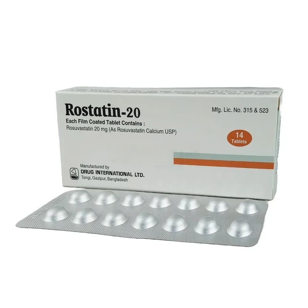 Tablet Rostatin 20mg (14pcs)
