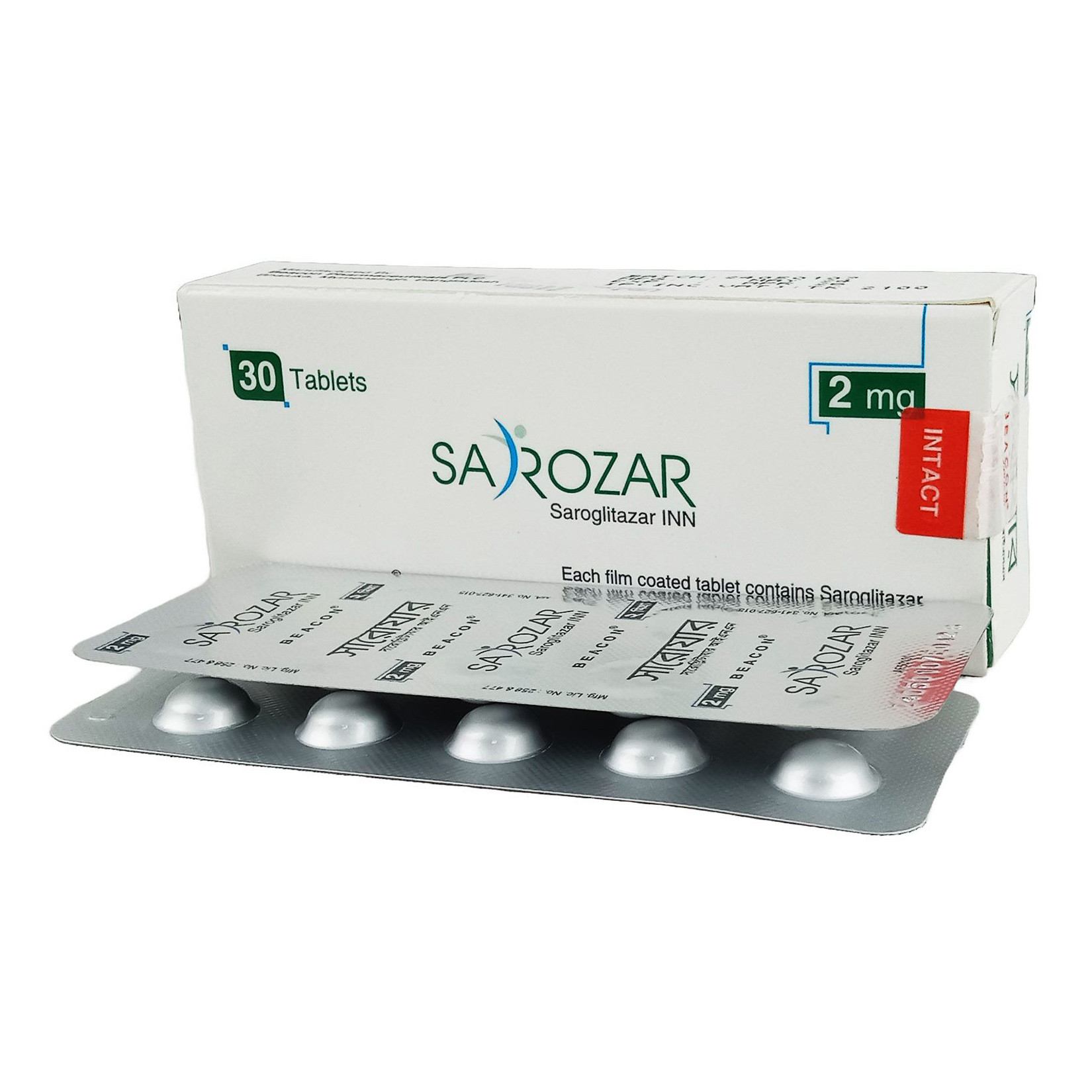 Tablet Sarozar 2mg (30pcs)