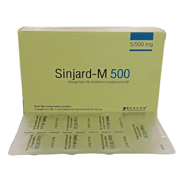 Tablet Sinjard-M 5mg+500mg (28pcs)