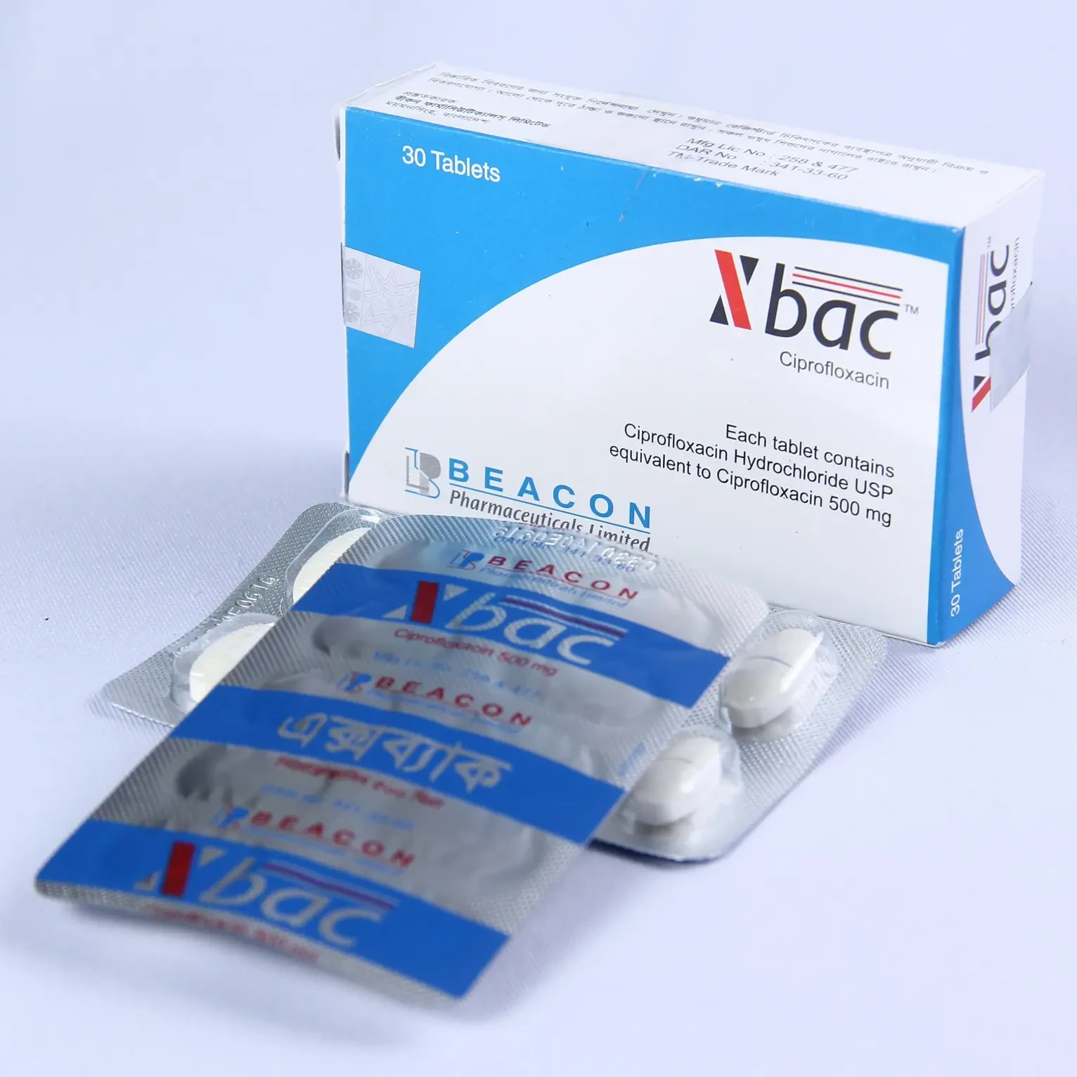 Tablet Xbac 500mg (30pcs)
