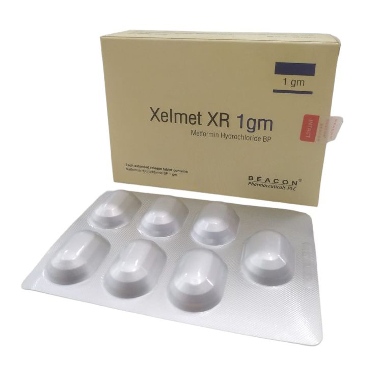 Tablet Xelmet XR 1000mg (28pcs)